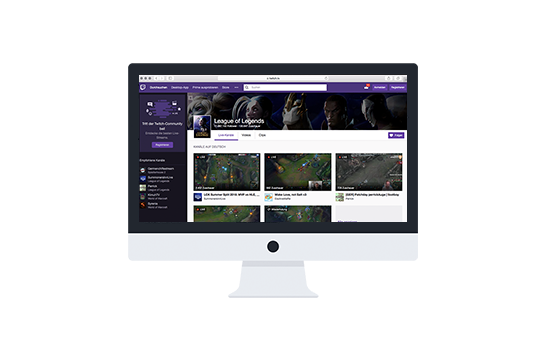 twitch.tv website