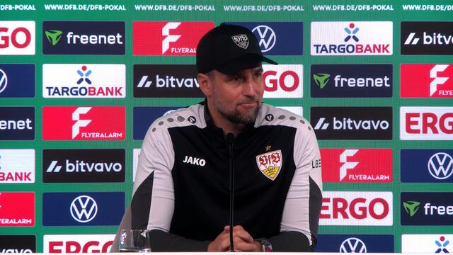 Die PK zum Halbfinal-Duell im DFB-Pokal mit dem SC Freiburg