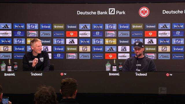 Pressekonferenz: Eintracht Frankfurt - VfB Stuttgart
