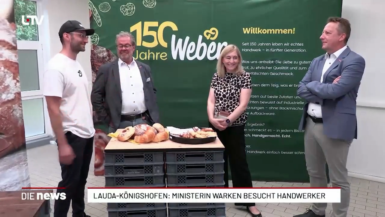 Lauda-Königshofen: Ministerin Warken besucht Handwerker