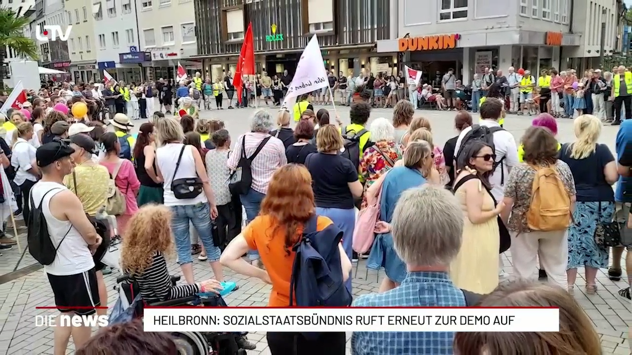 Heilbronn: Sozialstaatbündnis demonstriert gegen Sozialabbau