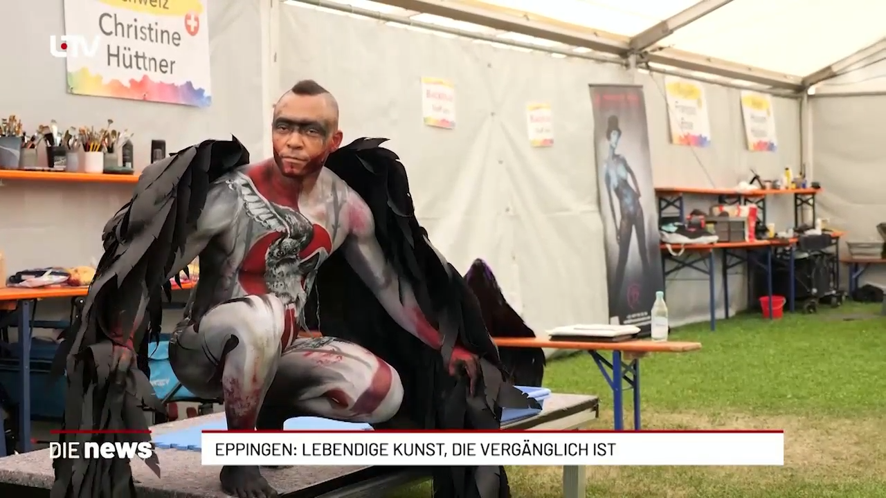 Eppingen: Bodypainting-Kunst wird zum Hingucker