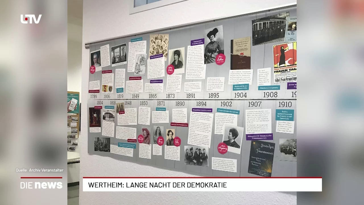 Wertheim: Lange Nacht der Demokratie startet am Freitag
