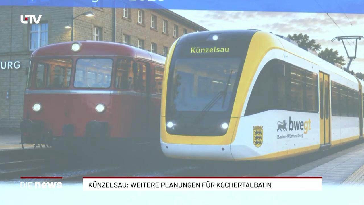 Künzelsau: Weitere Planungen für Kochertalbahn