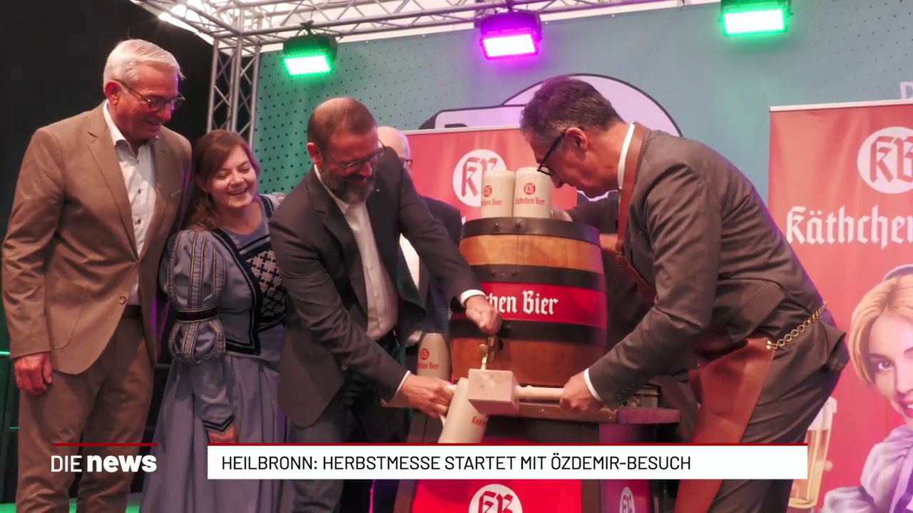 Heilbronn: Özdemir eröffnet Herbstmesse auf Theresienwiese