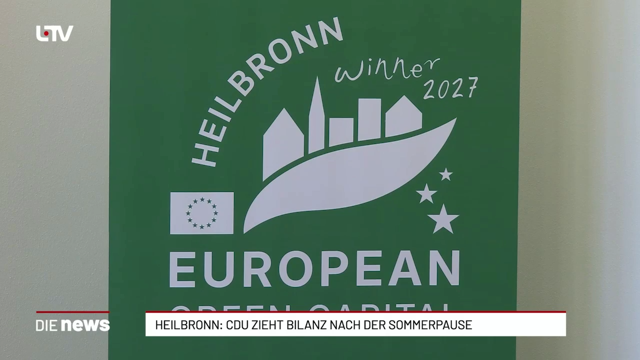 Heilbronn: CDU zieht Bilanz nach der Sommerpause