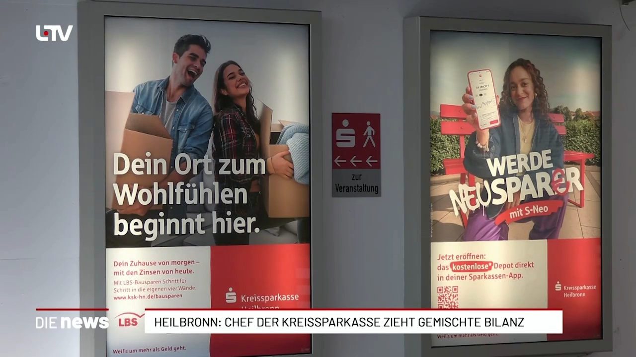 Heilbronn: Kreissparkasse spürt schwache Konjunktur