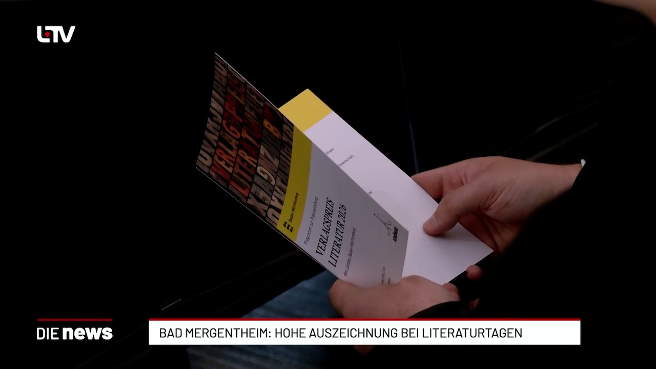 Bad Mergentheim: Verlagspreis bei Literaturtagen verliehen